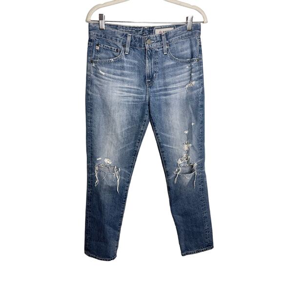 AG Adriano Goldschmeid Jeans Women's 26 Ex-Boyfriend Slim Slouchy Slim - Picture 5 of 6